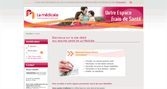 Desktop Screenshot of espace-sante.lamedicale.fr