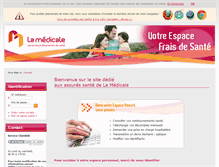 Tablet Screenshot of espace-sante.lamedicale.fr